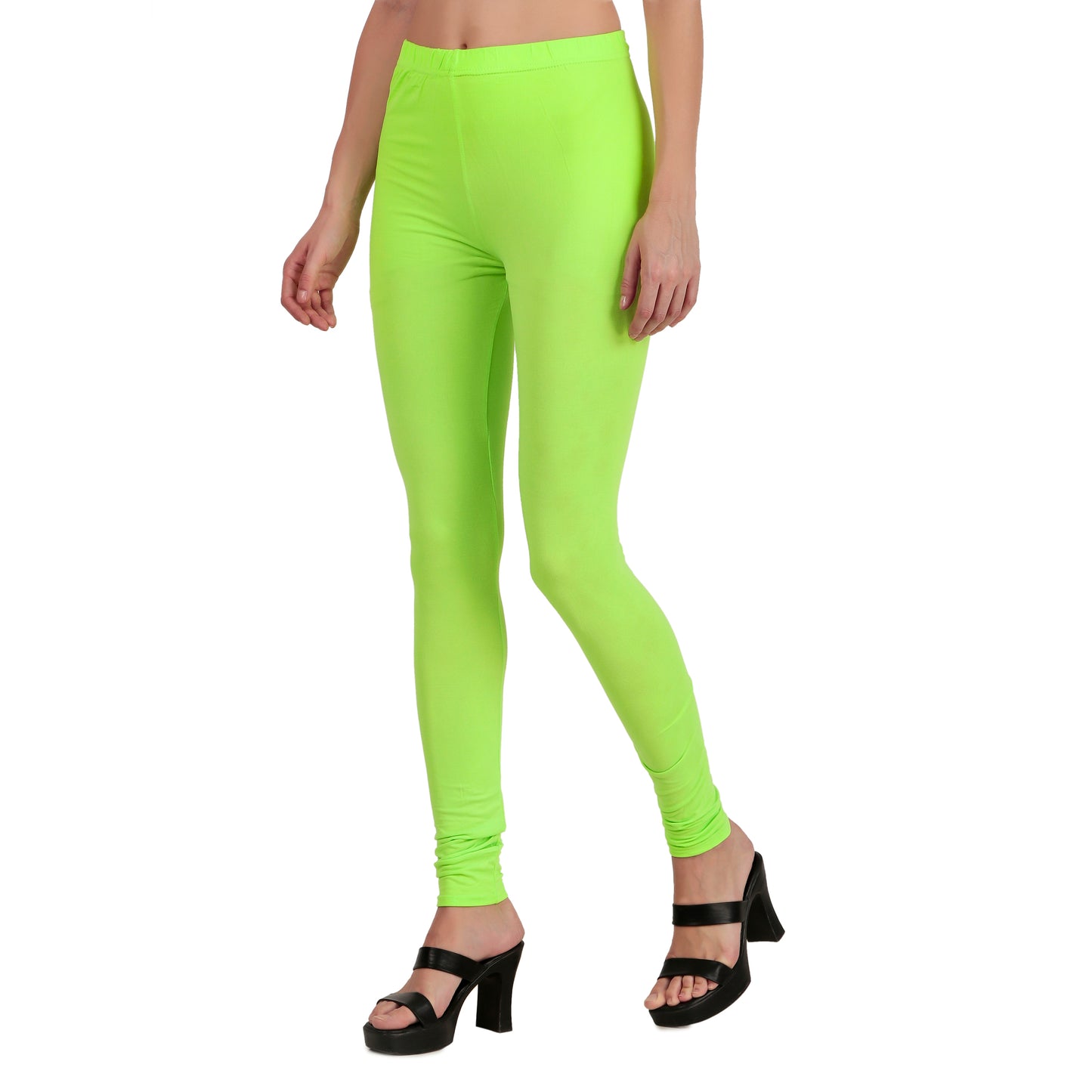 Light Green Ankle-Length Leggings