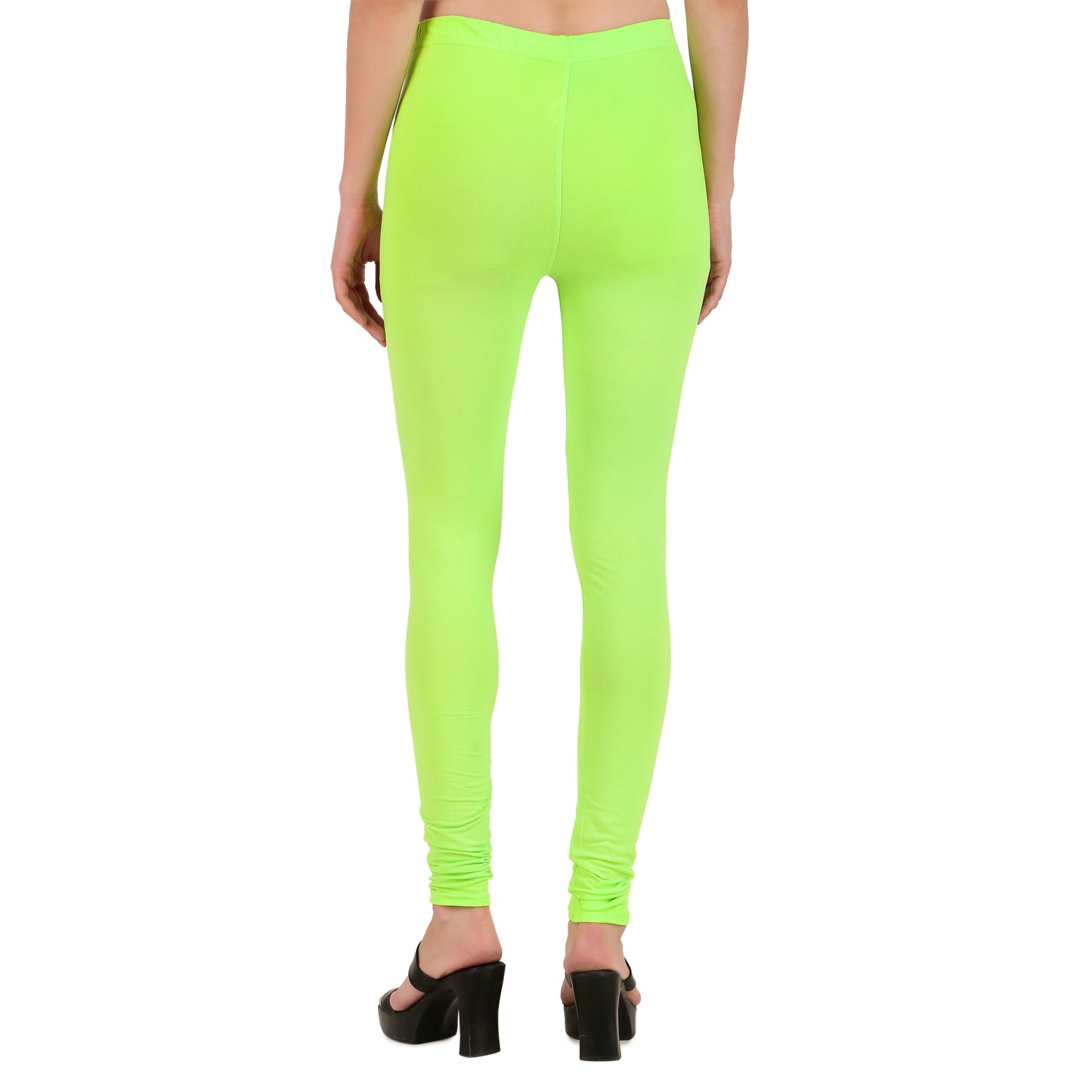 Light Green Ankle-Length Leggings